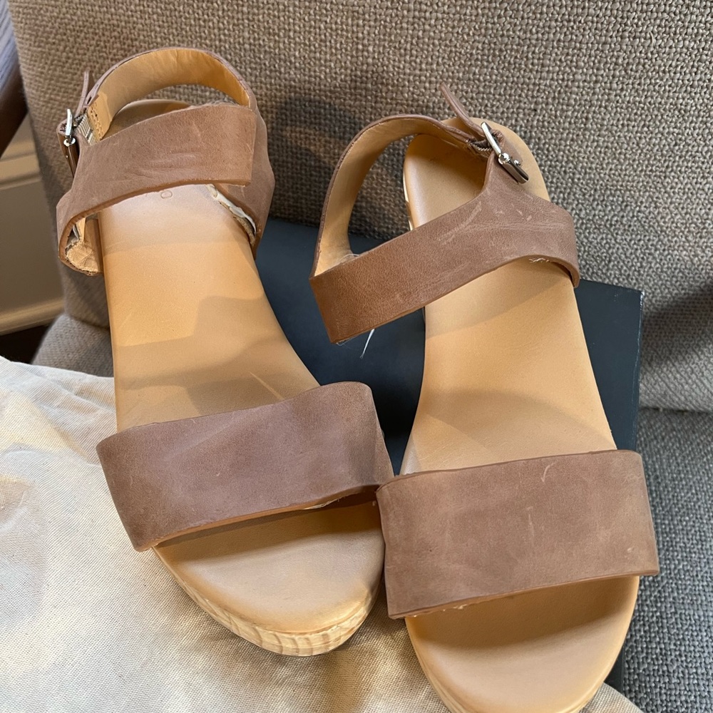 Nisolo All-Day Open Toe Clog Size 8 Gently Used C… - image 4